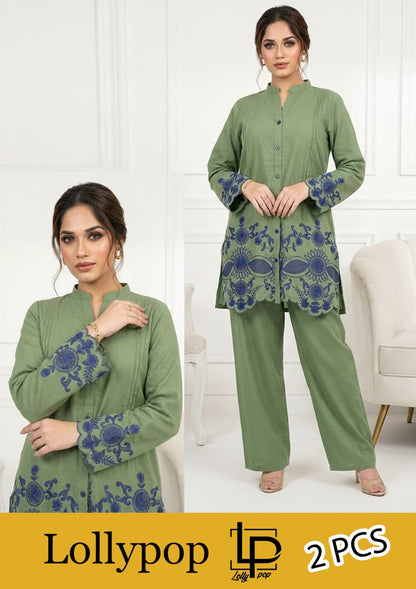 LP ZAVIAR EMB 2 PCS SUIT