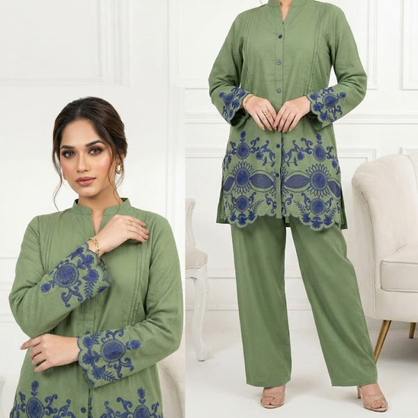 LP ZAVIAR EMB 2 PCS SUIT