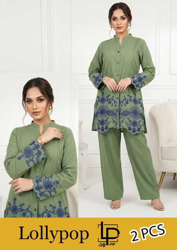 LP ZAVIAR EMB 2 PCS SUIT