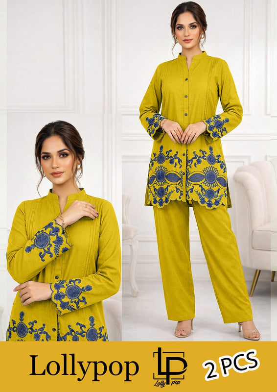 LP ZAVIAR EMB 2 PCS SUIT