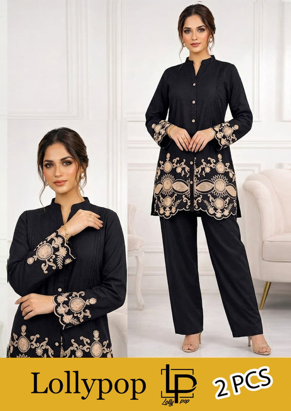 LP ZAVIAR EMB 2 PCS SUIT