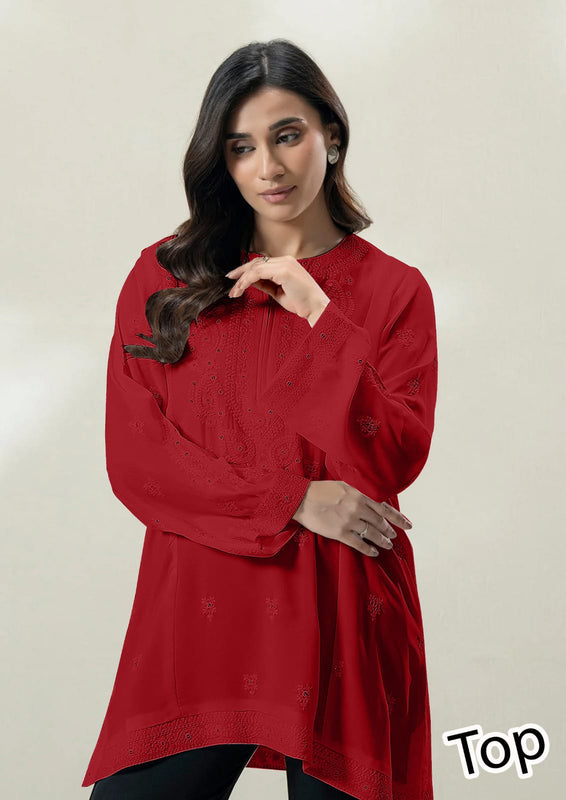 SEQUENCE TABKAR EMB KURTI/STITCHED TOP | Price 1649/- per shirt