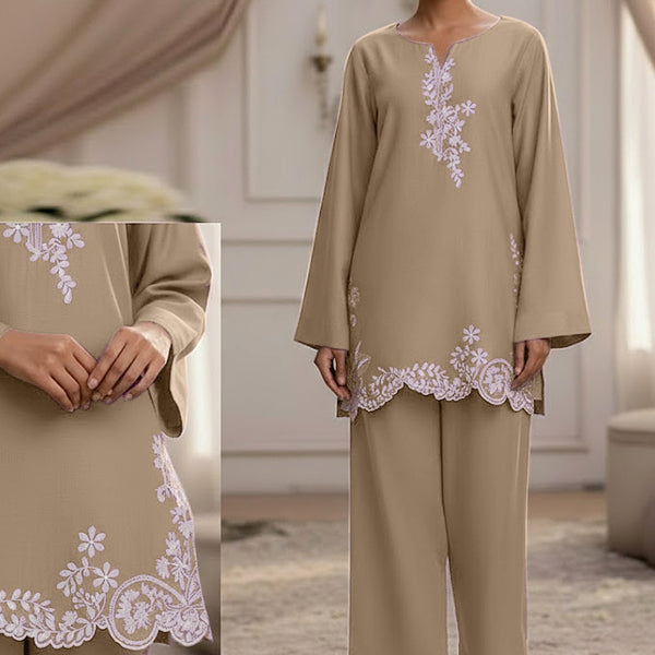 EGO Embroidered Cutwork 2-Piece Suit ✨ Rs 2099/- per suit stitched