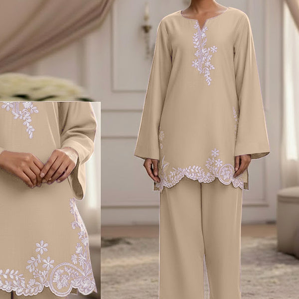 EGO Embroidered Cutwork 2-Piece Suit ✨ Rs 2099/- per suit stitched