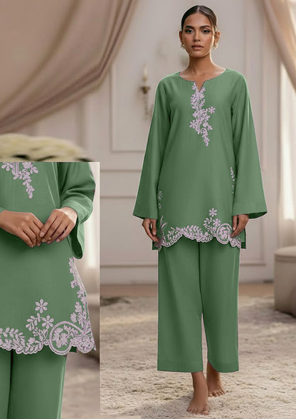 EGO Embroidered Cutwork 2-Piece Suit ✨ Rs 2099/- per suit stitched