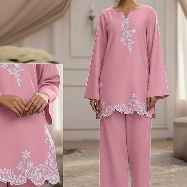 EGO Embroidered Cutwork 2-Piece Suit ✨ Rs 2099/- per suit stitched