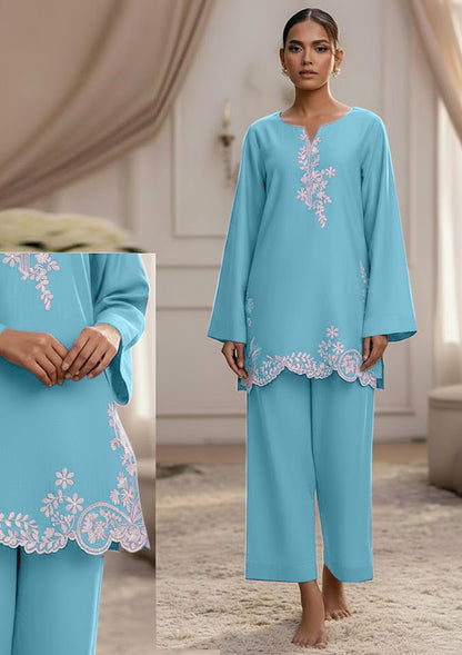 EGO Embroidered Cutwork 2-Piece Suit ✨ Rs 2099/- per suit stitched