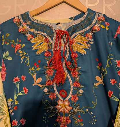 MUZANG FARSHI (Ethnic Inspired) ✨ 2 Piece Embroidered Suit