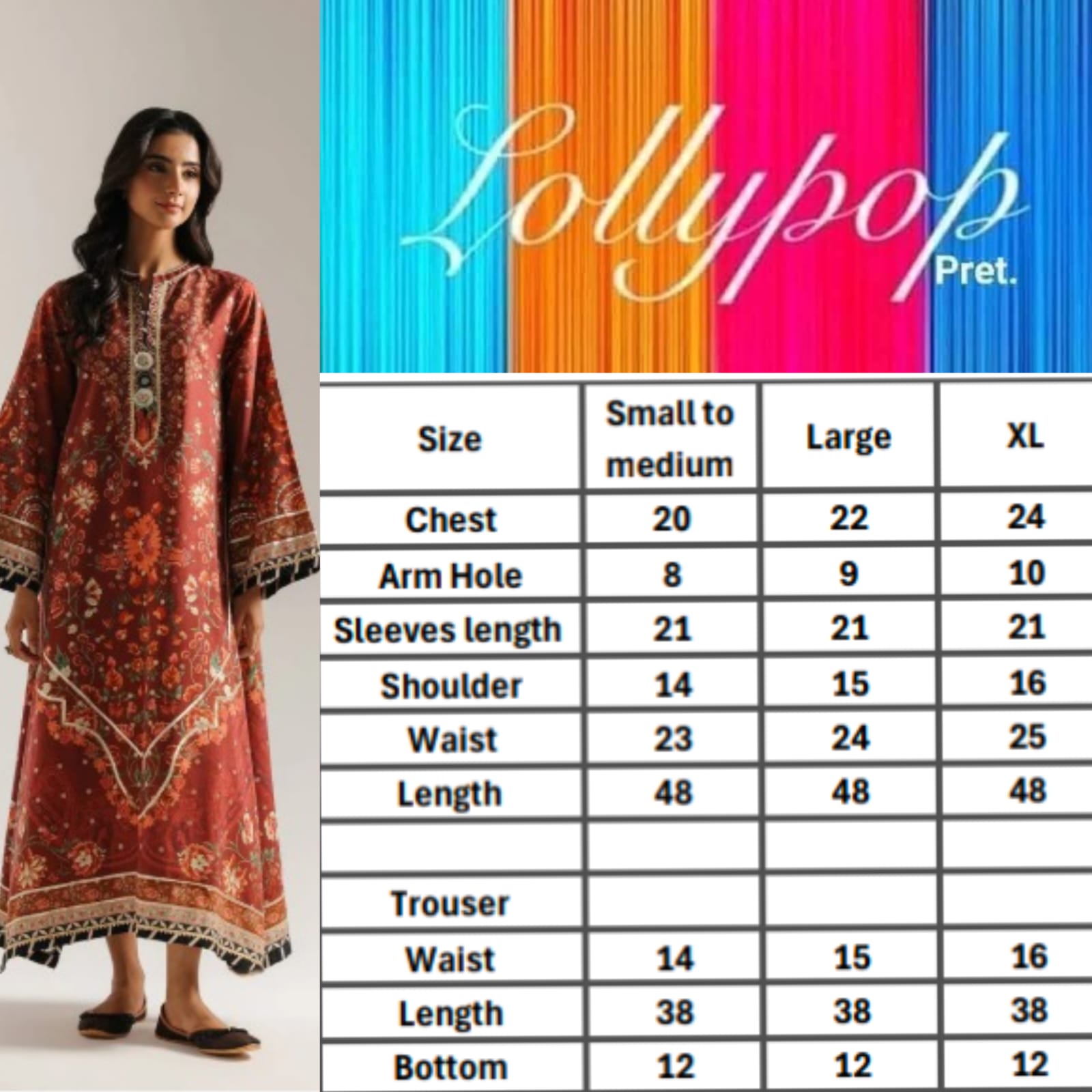 ✨ Handmade Gotta & Lappa Work Long Shirt ✨| ETHNIC INSPIRED | Price 3499/- SL00249