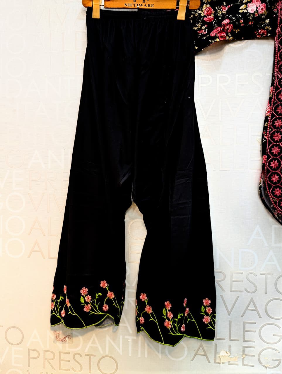 Ethnic Inspired “FLORAL ICE”Embroidered 2 Piece Shalwar Suit