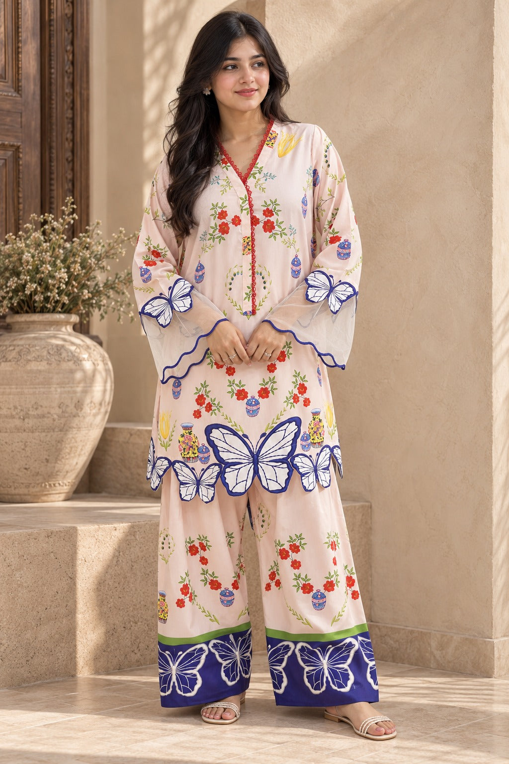 TARANG BY ETHNC INSPIRED SHALWAR SUIT (WHITE)