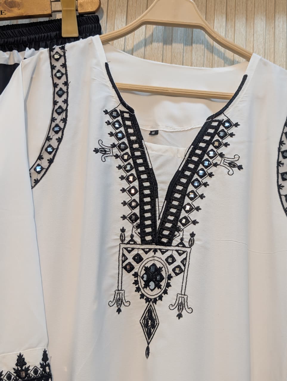 CHARIZMA INSPIRED & BLACK & WHITE EMBROIDERED 3-PIECE SUIT