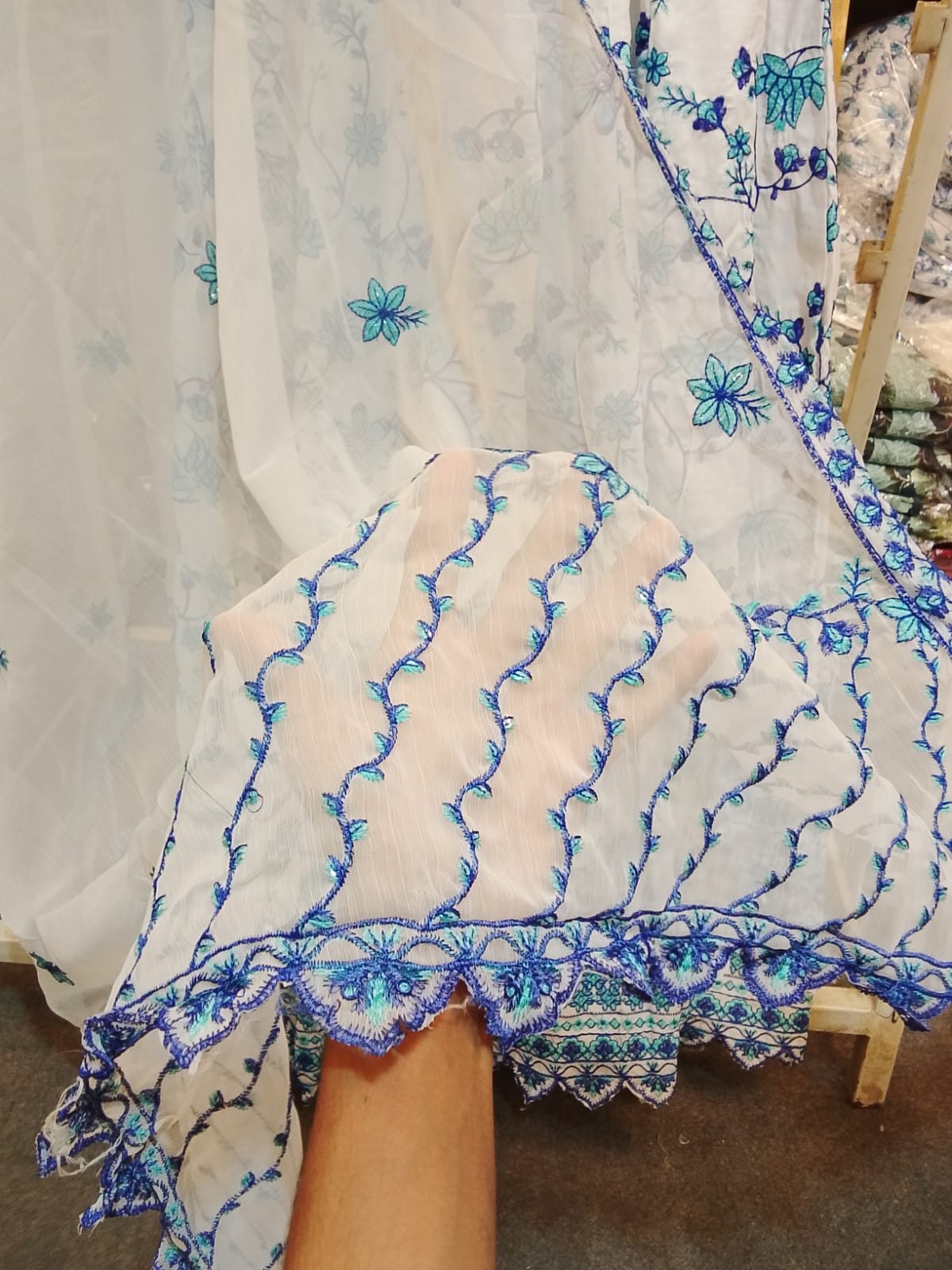 🌟 Faiza Saqlain Long Length | Most Viral Hania Amir Dress Maxi 🌟 EMBROIDERED MAXI & EMBROIDERY DUPATTA