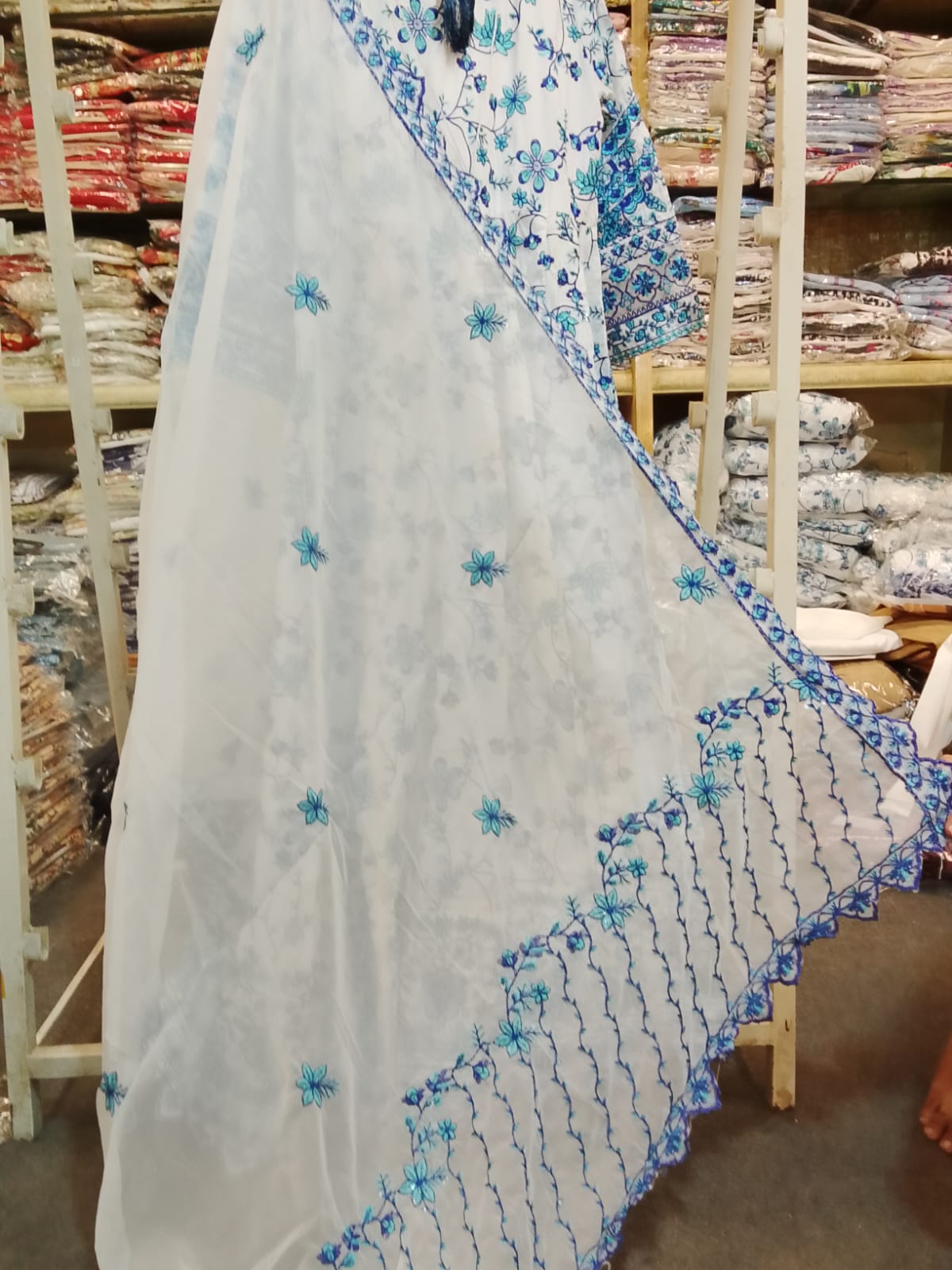 🌟 Faiza Saqlain Long Length | Most Viral Hania Amir Dress Maxi 🌟 EMBROIDERED MAXI & EMBROIDERY DUPATTA