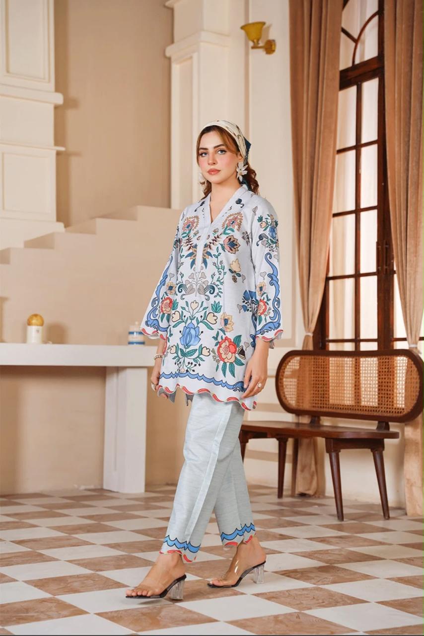 ✨ MUZANG WHITE FARSHI MASTER 2 PIECE SUIT ✨ NORA