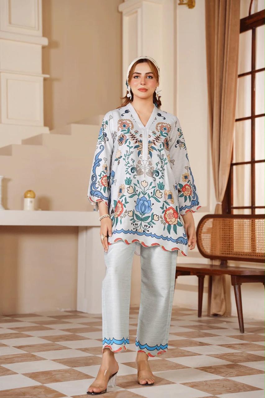 ✨ MUZANG WHITE FARSHI MASTER 2 PIECE SUIT ✨ NORA
