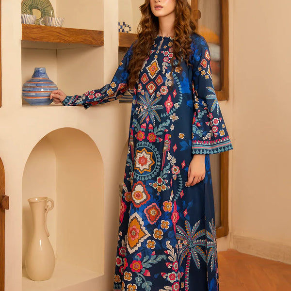 Fusion Printed 2-Piece Suit – Long Shirt || PRICE 2999/- SL00249