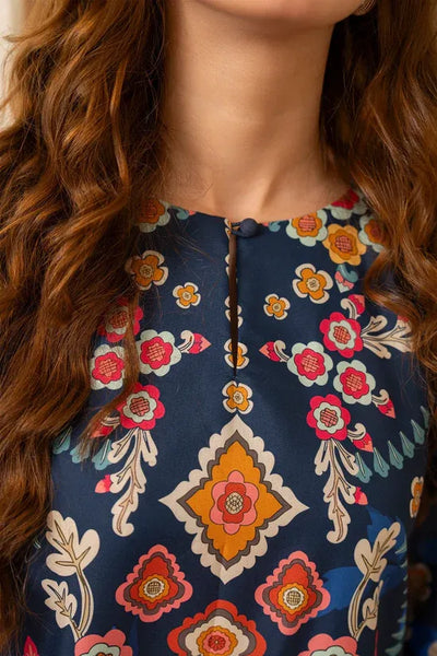 Fusion Printed 2-Piece Suit – Long Shirt || PRICE 2999/- SL00249