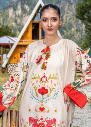 Fusion Printed 2-Piece Suit – Long Shirt || PRICE 2999/- SL00249